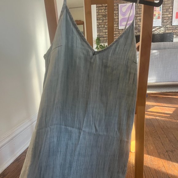 Aritzia TNA Tencel Jean Mini Dress XS - Picture 2 of 6